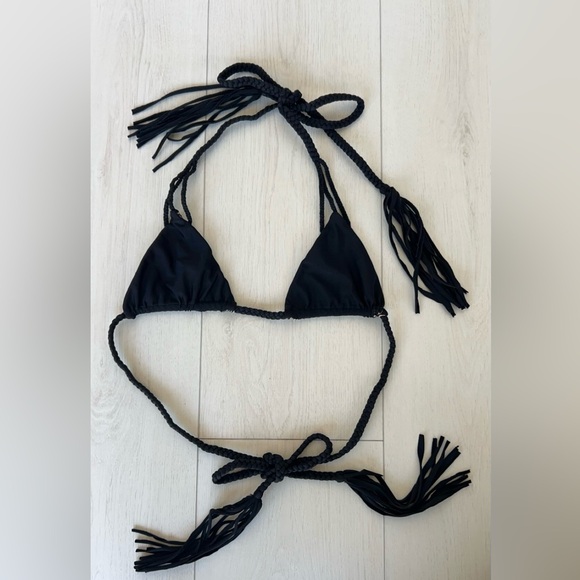 Acacia Swim Bundle - Veneto and Santorini Tops. Both Black Size Small. EUC. - Picture 3 of 8